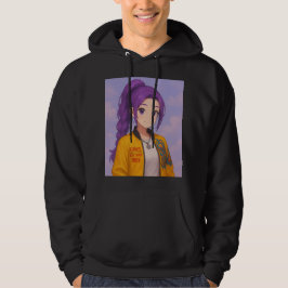 Anime K-Pop Idolgrupp | Original Manga-stil Pop Hoodie