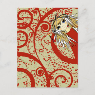 Anime Kärlek- Personalize Vykort