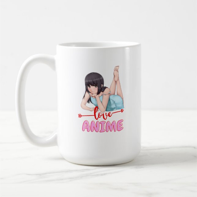 Anime Kärleksmugg Kaffemugg (Vänster)