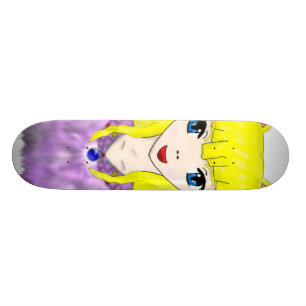 Anime Kattflicka Mini Skateboard Bräda 18,5 Cm