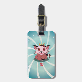 Anime Kattunge - Hime, Luggage Tag Bagagebricka