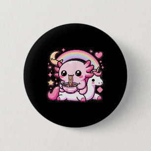 Anime Kawaii Axolotl Eating Ramen Noodles Kids Tee Knapp