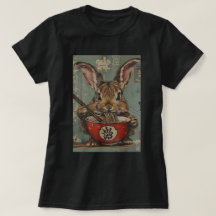 Anime Kawaii Bunny Eating Ra Noodles Rabbit