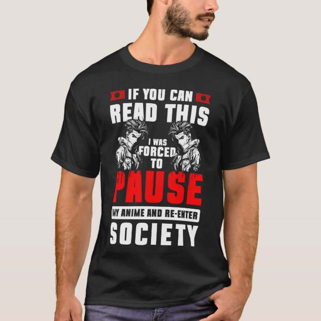 Anime Kawaii Hentai vän T Shirt (Framsida)