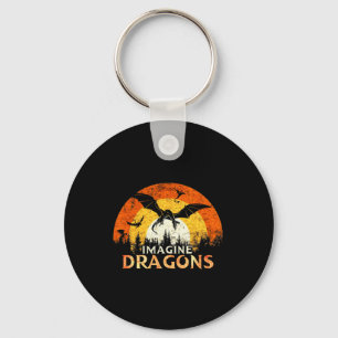Anime Kawaii Mythical Fantasy Dragons Imagine Vint Nyckelring
