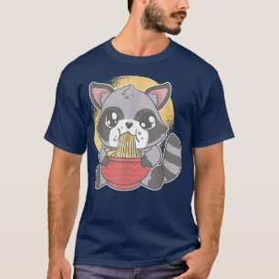 Anime Kawaii Raccoon Sopor Panda Otaku Japan Cute T Shirt
