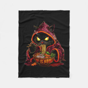 Anime Kids Cat Ramen Japanska Kids Kawaii Cat Rame Fleecefilt