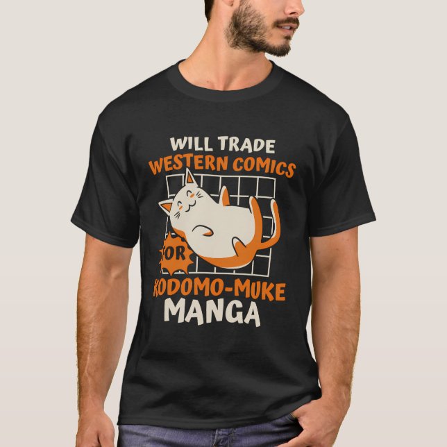 Anime Kodomo Muke Kawaii Japan - Otaku Cosplay Man T Shirt (Framsida)
