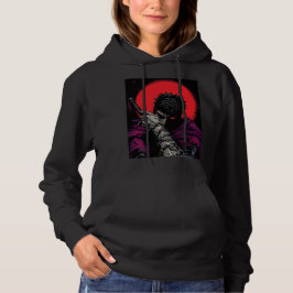 Anime Krigare Röd Månsköld Omfamning Konst T Shirt