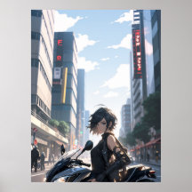 Anime-kvinnan som kör i stan - Ultra High