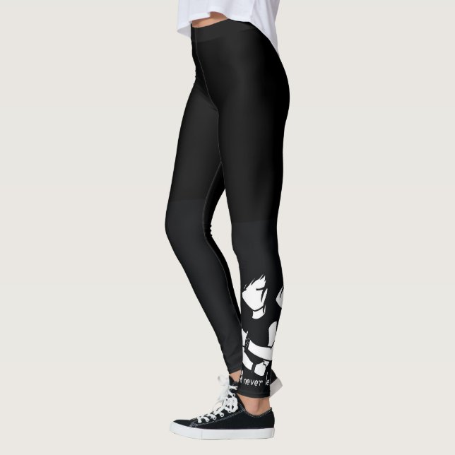 Anime - Låt dig aldrig gå Leggings (Vänster)