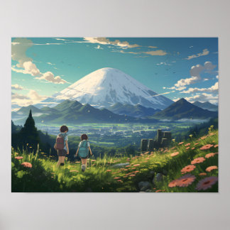 Anime liggande poster