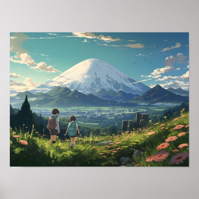 Anime liggande poster (Framsidan)
