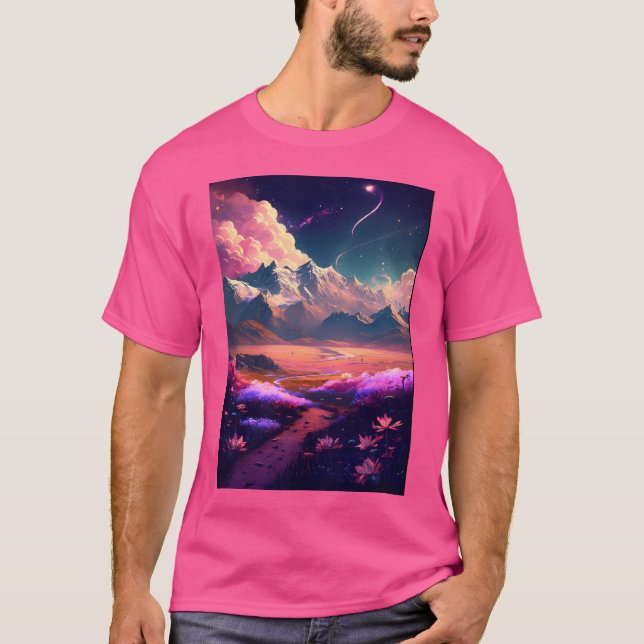 Anime liggande t shirt (Framsida)