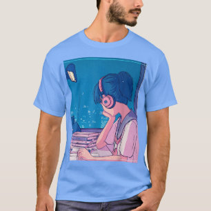 Anime Lofi Girl Retro 90s Aesthetic Japan Otaku T Shirt