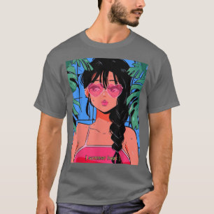 Anime Lofi Girl Vaporwave Egirl Aesthetic Jap T Shirt