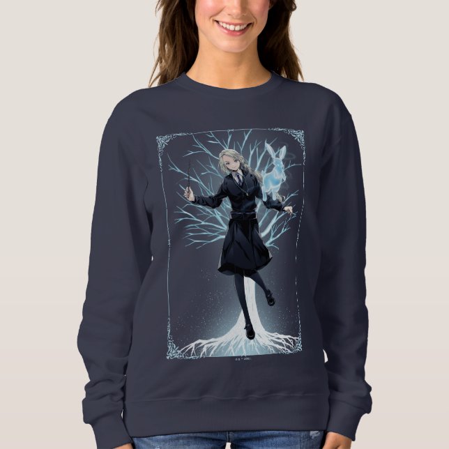 Anime Luna Lovegoods kanin-Patronus T Shirt (Framsida)