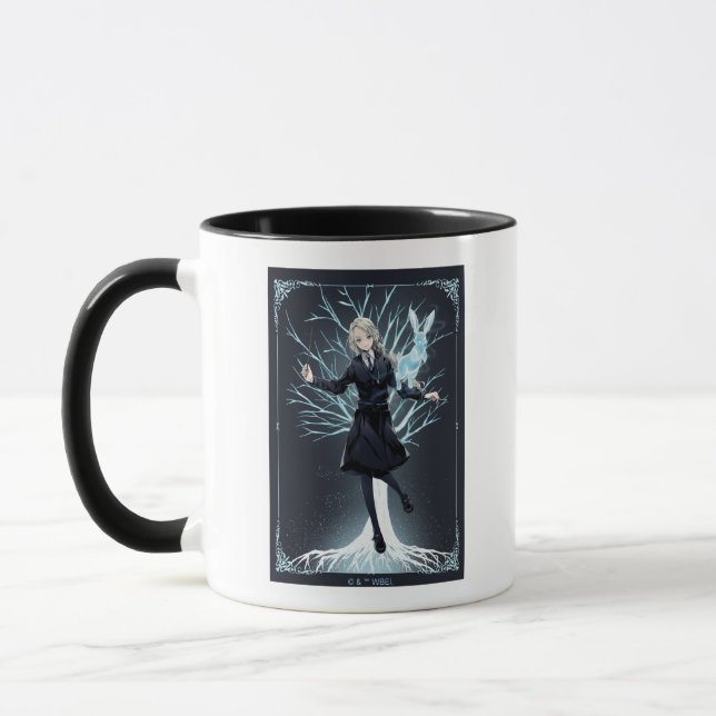 Anime Luna Lovegood's Rabbit Patronus Mugg (Vänster)