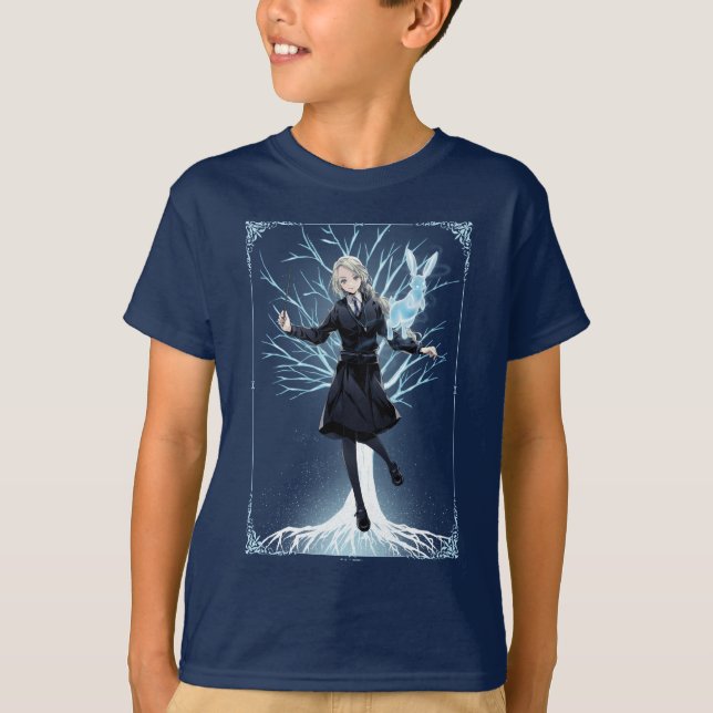 Anime Luna Lovegood's Rabbit Patronus T Shirt (Framsida)