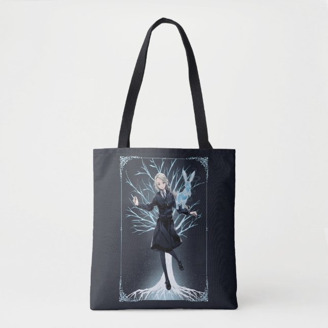 Anime Luna Lovegood's Rabbit Patronus Tygkasse (Framsida)