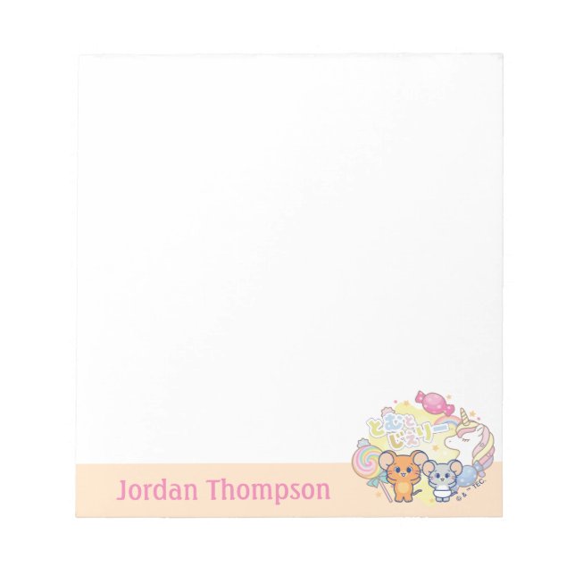 Anime Magic Candyland med Jerry och Tuffy Anteckningsblock (Framsida)