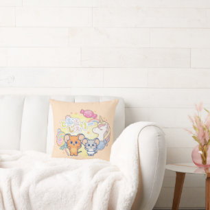 Anime Magic Candyland med Jerry och Tuffy Kudde