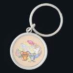 Anime Magic Candyland med Jerry och Tuffy Rund Silverfärgad Nyckelring<br><div class="desc">Den här fantastiska animbilden transporterar Jerry och Tuffy in i en magisk candyland. Jerry, den vackra bruna musen, är ljus och glad, medan Tuffy, hans lilla blå kamrat, sitter i närheten med ett lika glädjande uttryck. De omges av drömt godiserat inslag, inklusive en pastellenmajs, färgstarka plakat och vita godismoln, som...</div>