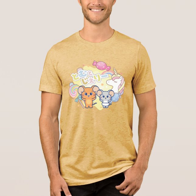 Anime Magic Candyland med Jerry och Tuffy T Shirt (Framsida)