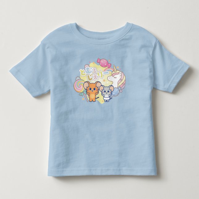 Anime Magic Candyland med Jerry och Tuffy T Shirt (Framsida)