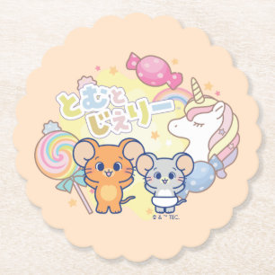 Anime Magic Candyland med Jerry och Tuffy Underlägg Papper