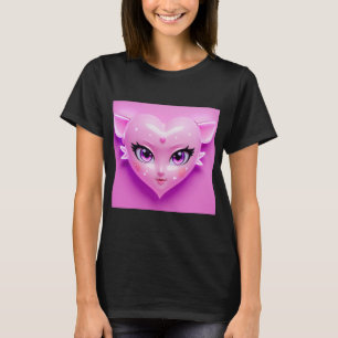 Anime Magic Girl Kärlek T Shirt