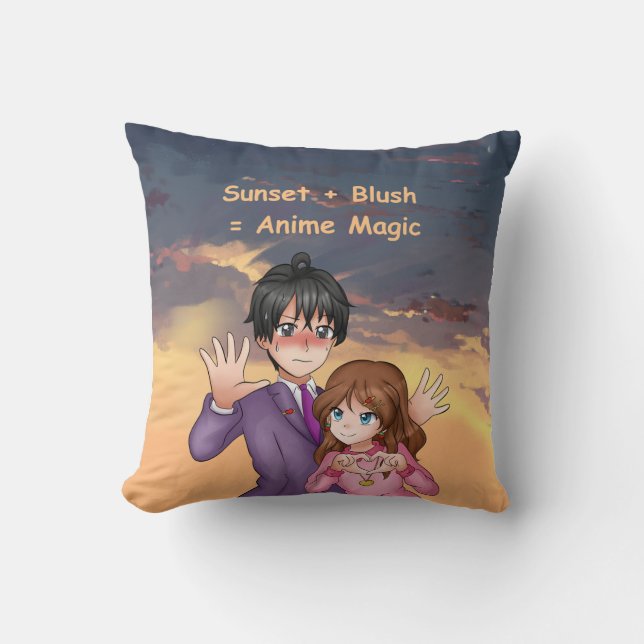 Anime Magic - Sunset  Kudde (Framsida)