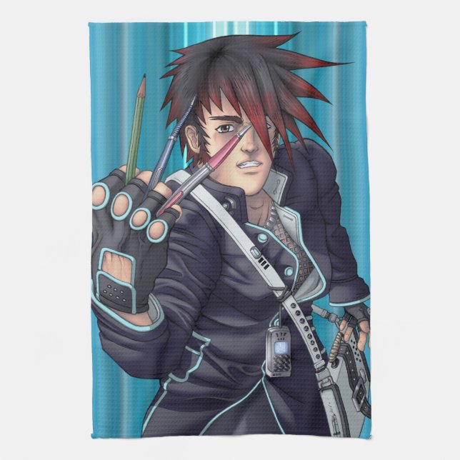 Anime Manga Artist Kökshandduk (Vertikal)