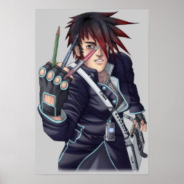 Anime Manga Artist Poster