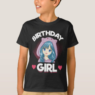 Anime Manga Birthday Girl T Shirt