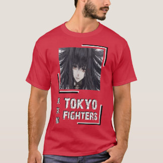 Anime Manga Demon Otaku Girl Tokyo Stil Top  T Shirt