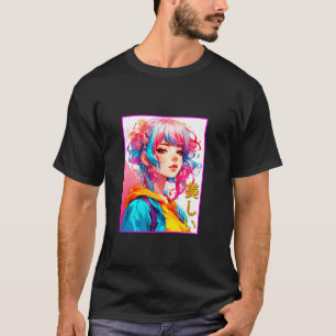 Anime manga girl Harajuku Kawaii Otaku stil Long T Shirt