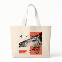 Anime Manga Girl Ögon Tote Bag