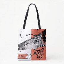 Anime Manga Girl Ögon Tote Bag