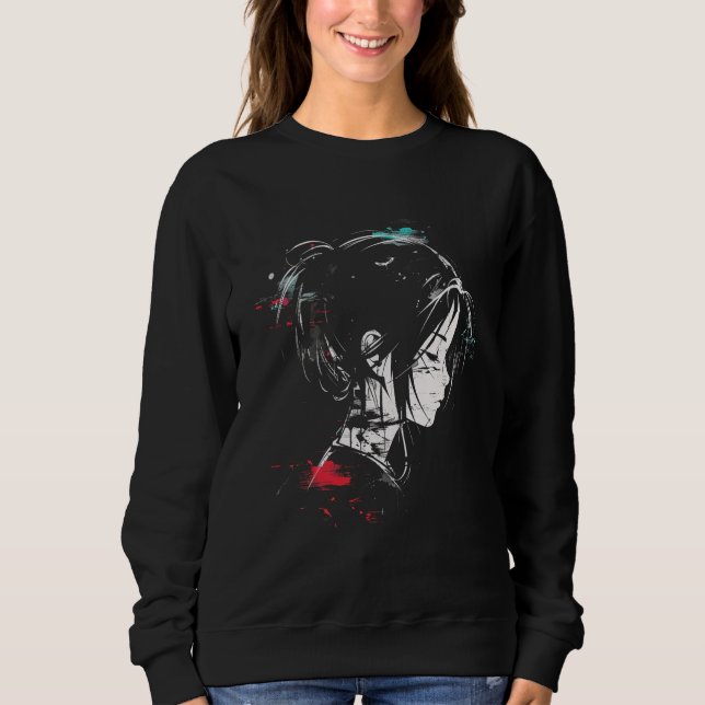Anime Manga Graphic Art Anime T Shirt (Framsida)