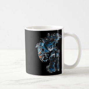 Anime Manga Graphic Blue-ögon Illustration Anime Kaffemugg