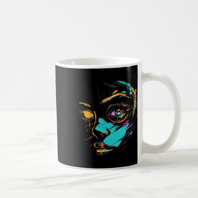 Anime Manga Graphic Illustration Anime 1 Kaffemugg (Höger)