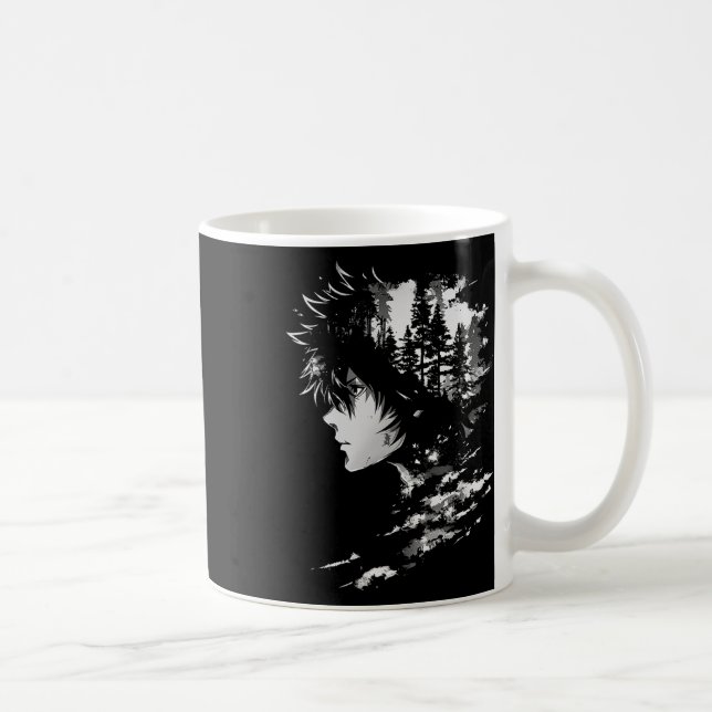 Anime Manga Graphic Illustration Anime 2 Kaffemugg (Höger)