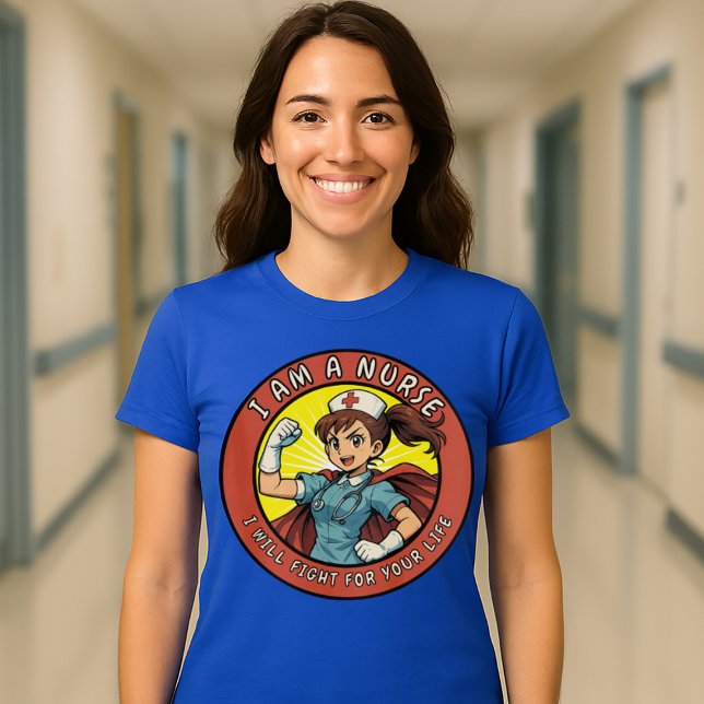 Anime Manga Hero Nurse T Shirt (Skapare uppladdad)