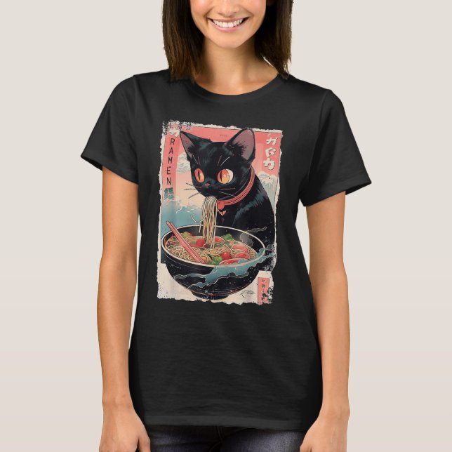 Anime Manga Kawaii Otaku Style Urban Streetwear T Shirt (Framsida)