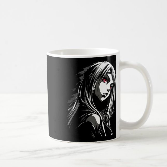 Anime Manga Motif Abstrakt Artwork Anime Kaffemugg (Höger)