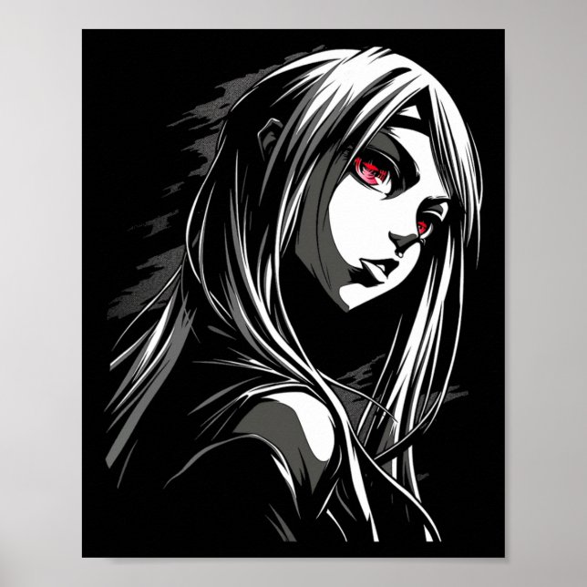 Anime Manga Motif Abstrakt Artwork Anime Poster (Framsidan)