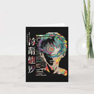 Anime Manga Motif Mandala Art Anime 1 Kort