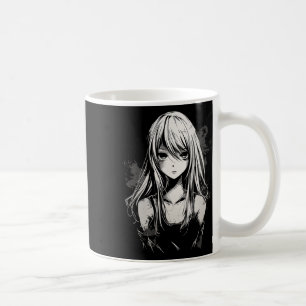 Anime Manga Motif Pixel Art Anime Kaffemugg