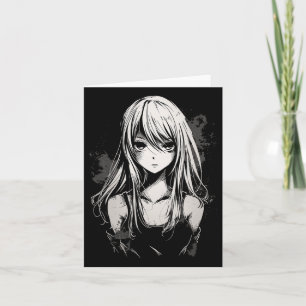 Anime Manga Motif Pixel Art Anime Kort